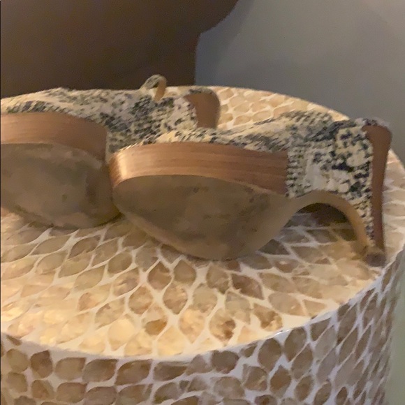 Python leather platforms - Picture 3 of 3